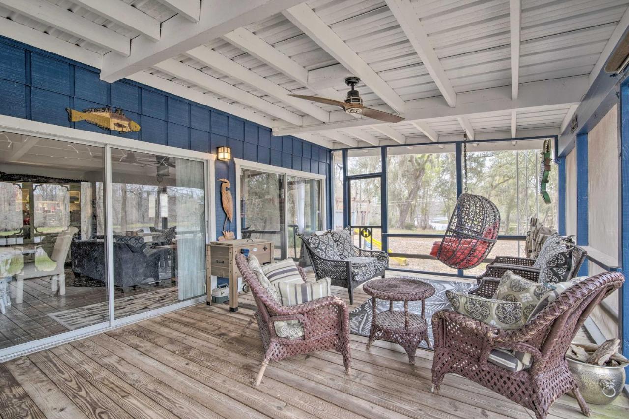 Unplugged Withlacoochee Riverfront Retreat! Bushnell Esterno foto