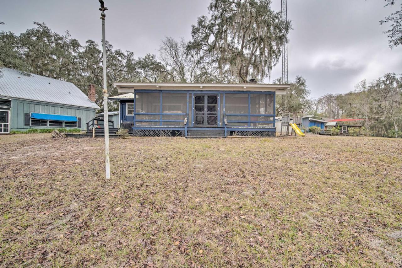Unplugged Withlacoochee Riverfront Retreat! Bushnell Esterno foto
